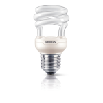 Philips Tornado Spiral energy saving bulb 871016321260900 Datasheet