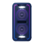 Sony GTK-XB7 Sistema de áudio doméstico de alta potência com tecnologia BLUETOOTH® Instruções de Funcionamento
