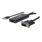 Manhattan 152426 VGA and USB to HDMI Converter Quick Instruction Guide