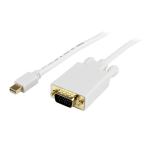 StarTech.com 3 ft Mini DisplayPort to VGA Adapter Converter Cable – mDP to VGA 1920x1200 - White Datasheet