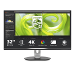 Philips Brilliance 4K LCD monitor with Ultra Wide-Color 328P6VJEB/00 User manual