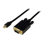 StarTech.com 6 ft Mini DisplayPort to VGA Adapter Converter Cable – mDP to VGA 1920x1200 - Black Datasheet