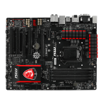 MSI Z97 GAMING 3 motherboard User manual
