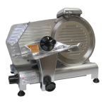 Weston 83-0850-W Pro 320 10" Meat Slicer (ETL Approved) Instructions / Assembly