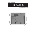Airstream TC5-ITA User Manual