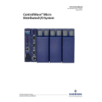 Fisher ControlWave Micro Distributed I/O System Instruction manual