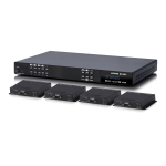Cyp PUV-44XPL-4K22-KIT 4 x 4 HDMI HDBaseT™ LITE Matrix with 2x Independent HDMI outputs & Audio De-embedding (4K, HDCP2.2,  PoH, 60m) inc. 4x PUV-1210PL-RX Receivers Owner manual