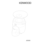 Kenwood JE560 manual