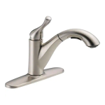 Delta Grant Single-Handle Pull-Out Sprayer Kitchen Faucet In Chrome Installation guide