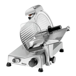 Bartscher 174251 Slicer 250 Plus Data sheet | Manualzz