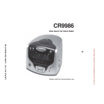 Roberts CD Cube (CR9986) User guide