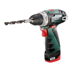 Metabo PowerMaxx BS cordless drill driver Mode d'emploi