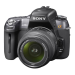 Sony DSLR-A550L DSLR-A550 Runko, jossa vakio-zoom-objektiivi K&auml;ytt&ouml;ohjeet