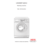 Aeg-Electrolux L62812 Manuel utilisateur