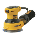 DEWALT D26453 szlifierka mimośrodowa Instrukcja obsługi