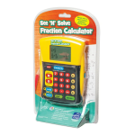 Educational Insights See &amp; Solve Fraction Calculator Product Instructions