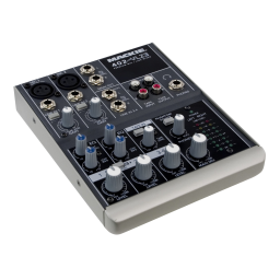 Mackie 402-VLZ3 Manual de usuario | Manualzz