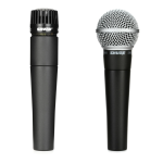 Shure SM57 and SM58 Microphone Package User's guide