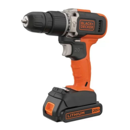 BLACK+DECKER BCD704 Drill Instruction Manual | Manualzz