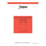 Zoppas PE740 Manuale utente