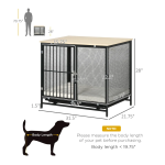 PawHut D02-138V00AK Dog Crate Side End Table User Guide