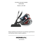 Moneual MV-300 User manual