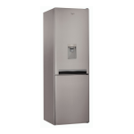 Réfrigérateur-congélateur Whirlpool BSNF 81211 OX AQUA - Gris - 315 L - Classe A+