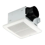 Delta Breez ITG50 Integrity Series 50 CFM Wall or Ceiling Bathroom Exhaust Fan, ENERGY STAR Installation and Operating Instructions