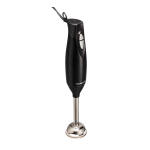 Hamilton Beach 59759 2 Speed Hand Blender (Black) Use and Care Guide