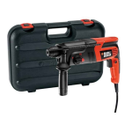 Black &amp; Decker BPHR223K Hammer drill User manual