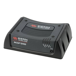 Sierra Wireless AirLink GX Series Quick start manual | Manualzz