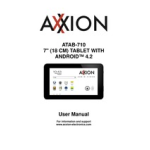 Axxion ATAB-710 User manual