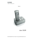 Doro Cordless Telephone 930R User manual