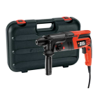 Black &amp; Decker BPHR202K Rotary hammer Instruction manual