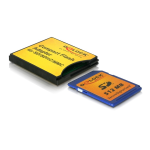 DeLOCK 61590 Compact Flash Adapter for SD / MMC Memory Cards Ficha de datos