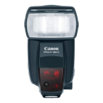 Canon 580EX II Camera Lens Instruction manual