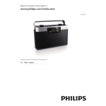 Philips AE5430/10 Tragbares Radio Produktdatenblatt