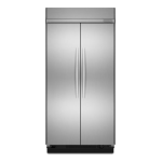 KitchenAid KSSC36FTS Refrigerator Installation guide