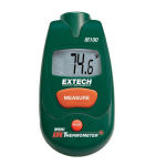 Extech Instruments IR100 Mini IR Thermometer Manual do usu&aacute;rio