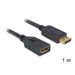 DeLOCK 82996 DisplayPort Extension Cable male / female 1 m D&aacute;tov&yacute; h&aacute;rok