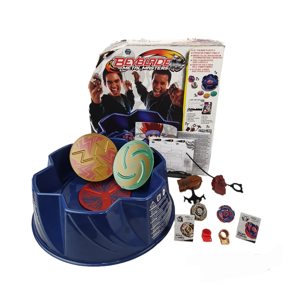 Pack Beyblade Metal Fusion - Darkness Howling Blazer, Wolf Et Aries, Hasbro Neuf