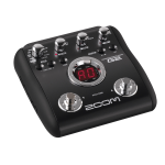 ZOOM G2 Guitar Effects Pedal User Manual