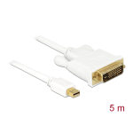 DeLOCK 82920 Cable mini DisplayPort male to DVI 24+1 male 5 m Scheda dati