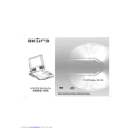 Akura ACPDVD108 7&quot; Portable DVD Player Instruction Manual
