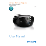 Philips CD Soundmachine AZ385/12 User manual