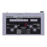 Roland TMC-6 Trigger MIDI Converter Owner's manual
