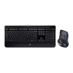 Logitech Wireless Performance Combo MX800 Setup Guide | Manualzz