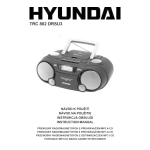 Hyundai TRC 802 DRSU3 Instruction Manual
