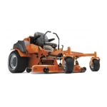 Husqvarna Zero Turn Rider BZ 27, BZ 34 Operator's Manual