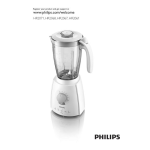 Philips blender 600 w 2 l Owner Manual
